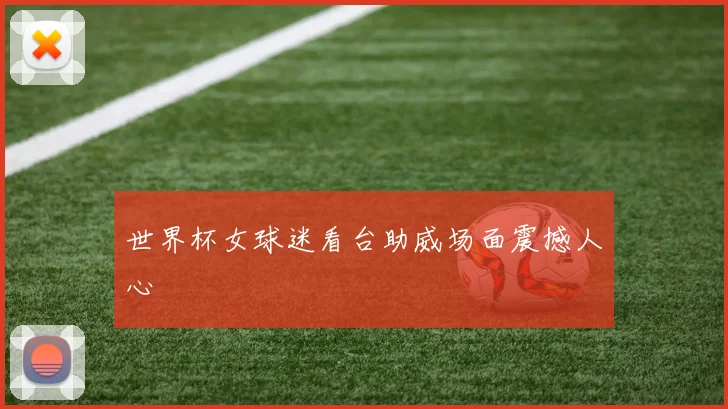 世界杯女球迷看台助威场面震撼人心